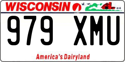 WI license plate 979XMU