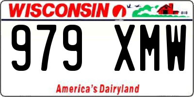 WI license plate 979XMW