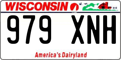 WI license plate 979XNH