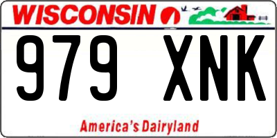 WI license plate 979XNK