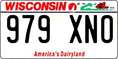 WI license plate 979XNO