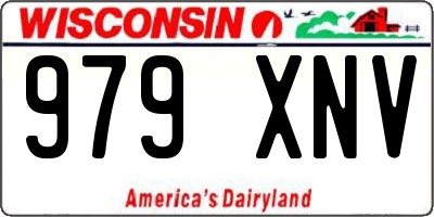WI license plate 979XNV