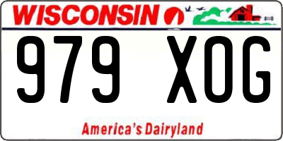 WI license plate 979XOG