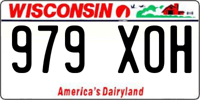 WI license plate 979XOH