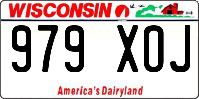 WI license plate 979XOJ