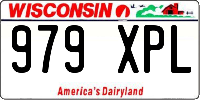 WI license plate 979XPL