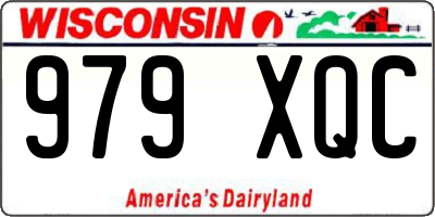 WI license plate 979XQC