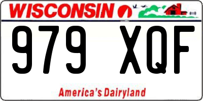 WI license plate 979XQF