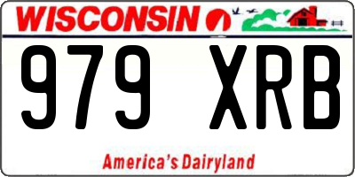 WI license plate 979XRB