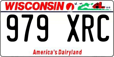 WI license plate 979XRC