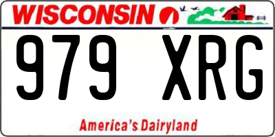WI license plate 979XRG