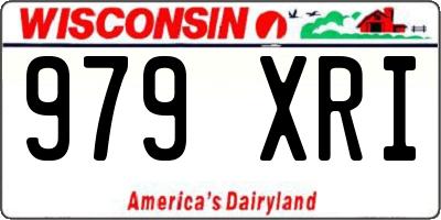 WI license plate 979XRI