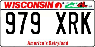 WI license plate 979XRK