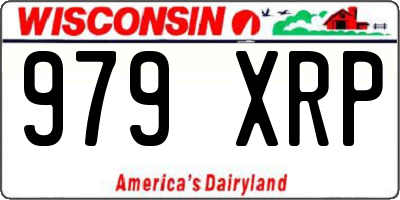 WI license plate 979XRP