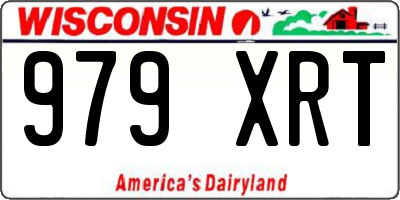 WI license plate 979XRT