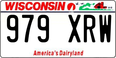 WI license plate 979XRW