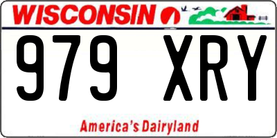 WI license plate 979XRY