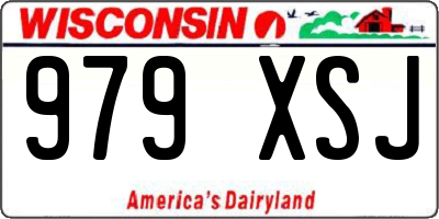 WI license plate 979XSJ