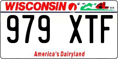 WI license plate 979XTF