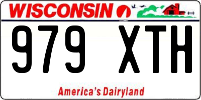 WI license plate 979XTH