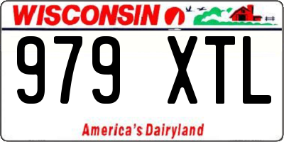 WI license plate 979XTL