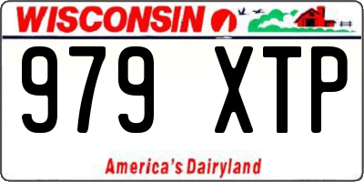 WI license plate 979XTP