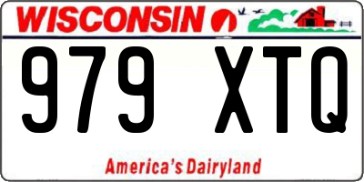WI license plate 979XTQ
