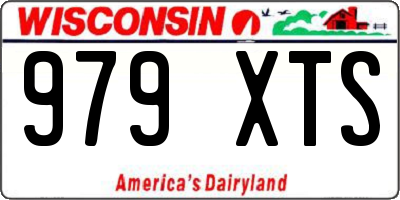 WI license plate 979XTS