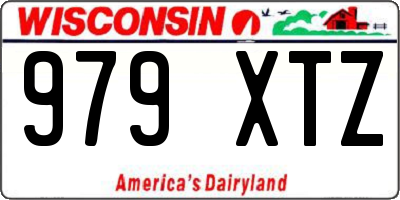WI license plate 979XTZ