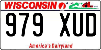 WI license plate 979XUD
