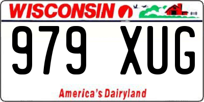 WI license plate 979XUG