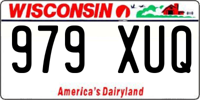 WI license plate 979XUQ