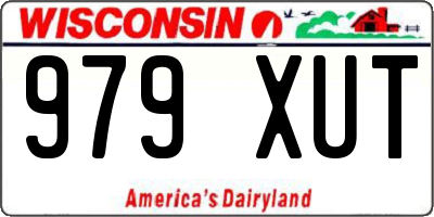 WI license plate 979XUT