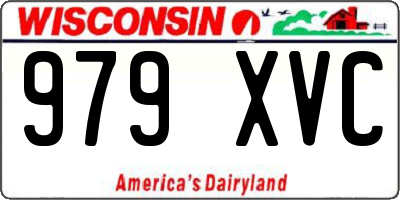 WI license plate 979XVC