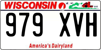 WI license plate 979XVH