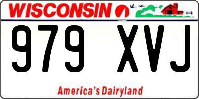 WI license plate 979XVJ