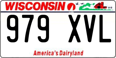 WI license plate 979XVL
