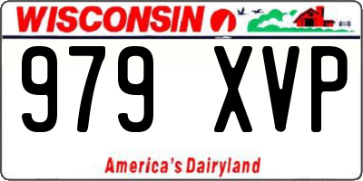 WI license plate 979XVP