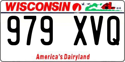 WI license plate 979XVQ