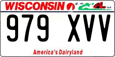 WI license plate 979XVV