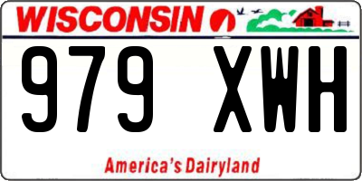 WI license plate 979XWH