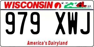 WI license plate 979XWJ
