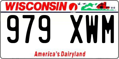 WI license plate 979XWM