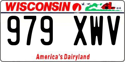 WI license plate 979XWV