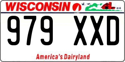 WI license plate 979XXD