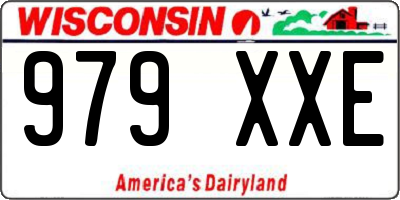 WI license plate 979XXE