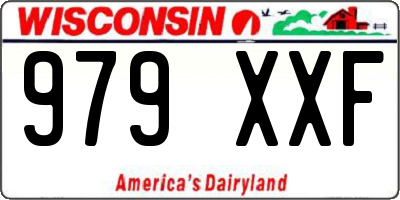 WI license plate 979XXF