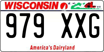 WI license plate 979XXG