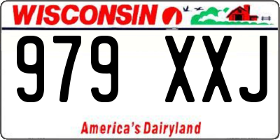 WI license plate 979XXJ