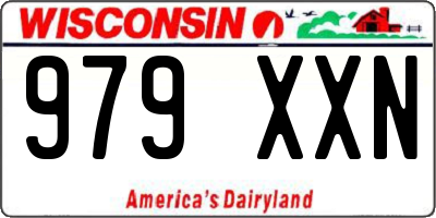WI license plate 979XXN